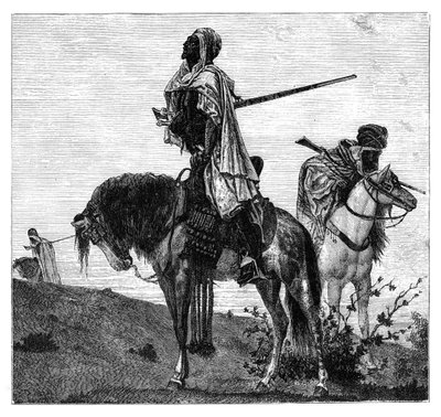 Beduiinit rukouksessa, 1890 tekijältä Unbekannt