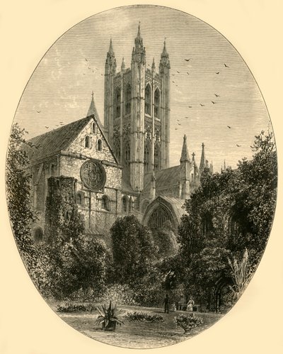 Bell Harry Tower, Canterburyn katedraali, 1890. tekijältä Unbekannt