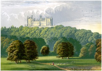 Belvoirin linna, Leicestershire, Rutlandin herttuan koti, vuodelta 1880 tekijältä Unbekannt