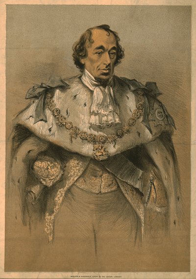 Benjamin Disraeli, 1870. tekijältä Unbekannt