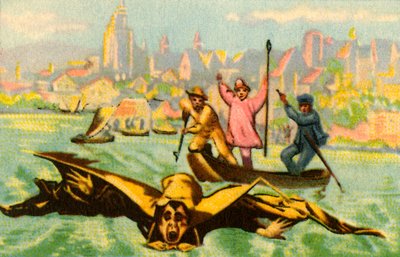 Berblingerit yrittävät lentää Tonavan yli, 1811, 1932. tekijältä Unbekannt