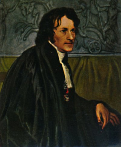 Bertel Thorwaldsen 1768-1844. - Eckersbergin maalaus, 1934. tekijältä Unbekannt