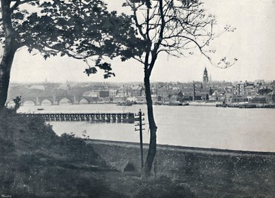Berwick - Spittalista, näytetään Berwick Bridge, 1895 tekijältä Unbekannt