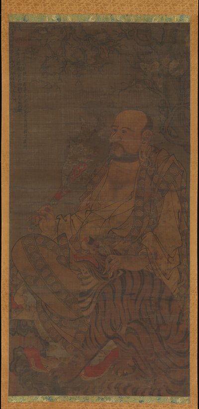 Bhadra, Kuudes Luohan, päivätty 1345. tekijältä Unbekannt