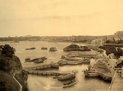 Biarritz - Kalastajien satama, vuodelta 1930. tekijältä Unbekannt