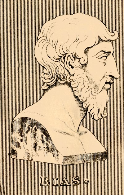 Bias, kuoli 530 eKr., 1830. tekijältä Unbekannt