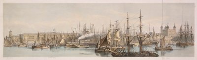 Billingsgate, Custom House ja Tower of London tekijältä Unbekannt