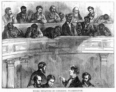 Mustat senaattorit kongressissa - Washington, 1868 tekijältä Unbekannt
