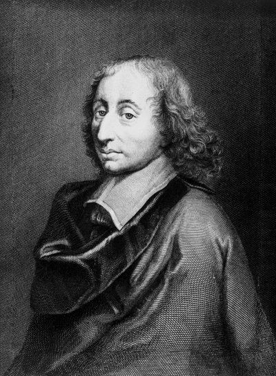 Blaise Pascal, ranskalainen matemaatikko, fyysikko ja filosofi, n. 1650 tekijältä Unbekannt