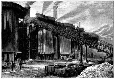 Masuunit, Barrow Hematite Iron and Steel Company, Barrow in Furness, Cumbria, 1890 tekijältä Unbekannt