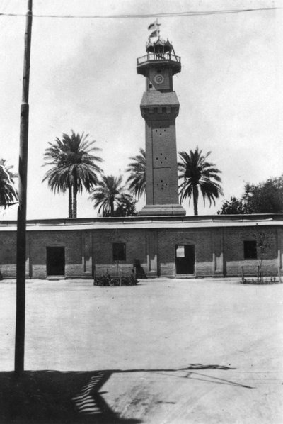 Block Tower, 31. brittiläinen yleissairaala, Bagdad, Mesopotamia, WWI, 1918 tekijältä Unbekannt