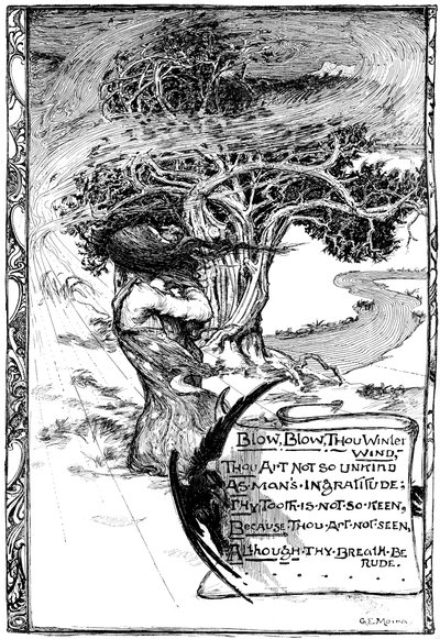 Puhalla, puhalla, sinä talvituuli, 1895 tekijältä Unbekannt