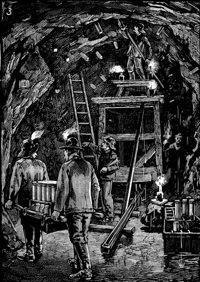 Blawing up Flood Rock, 1885 tekijältä Unbekannt