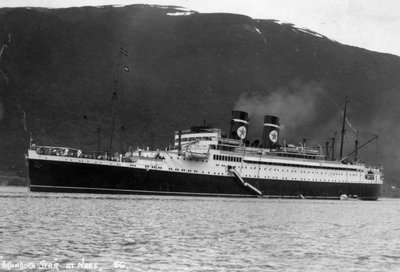 Blue Star Line -risteilyalus SS Arandora Star, Norja, c1927-c1939 tekijältä Unbekannt
