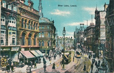 Boar Lane, Leeds, 1905 tekijältä Unbekannt