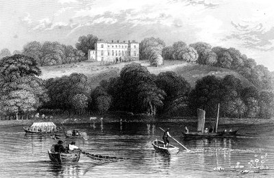 Veneily Thamesilla lähellä Henleyä, Oxfordshire, 1830 tekijältä Unbekannt