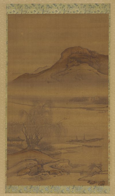 Yöjoelle kiinnitetyt veneet, Qing-dynastia, 1700-luku. tekijältä Unbekannt