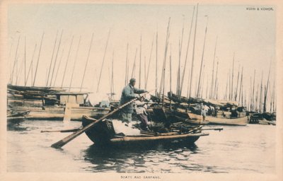 Veneet ja Sampanit, c1910. tekijältä Unbekannt