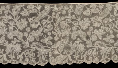 Bobbin Lace Flounce, 1700-luku. tekijältä Unbekannt
