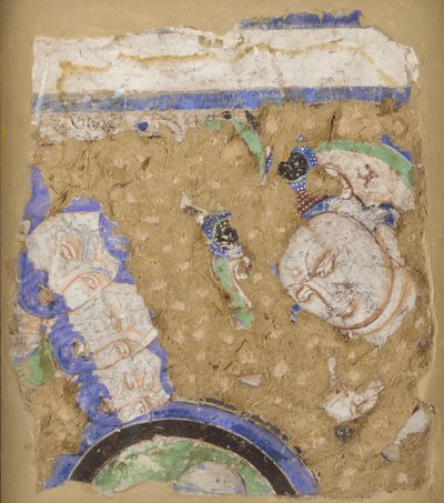 Bodhisattvat ja munkit, luolasta 224, 4.-6. vuosisadalla. tekijältä Unbekannt