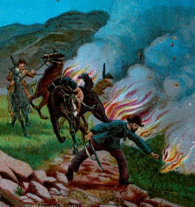 Buurit ampuvat Veldtiä, 1900 tekijältä Unbekannt