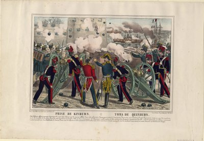 Kinburnin pommitus, 1855 tekijältä Unbekannt