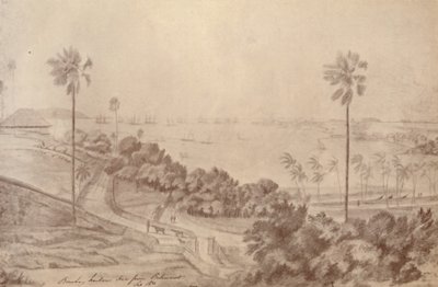 Bombay Harbor - nähty Belmontista, syyskuu 1821, 1936. tekijältä Unbekannt