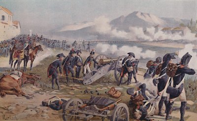 Bonaparte tähtää tykkiä Lodiin, 1796, 1896. tekijältä Unbekannt