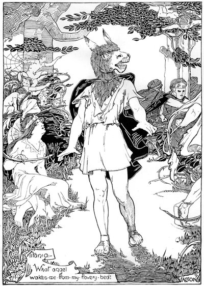 Alakohtaus William Shakespearen Kesäyön unelmasta, 1898 tekijältä Unbekannt