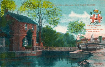 Boulters Lock and the River Thames, 1910 tekijältä Unbekannt