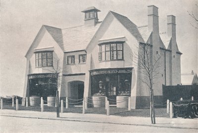 Bournville: kaksi kyläkauppaa, kirjoittanut WA Harvey, c1900 1901-1902 tekijältä Unbekannt