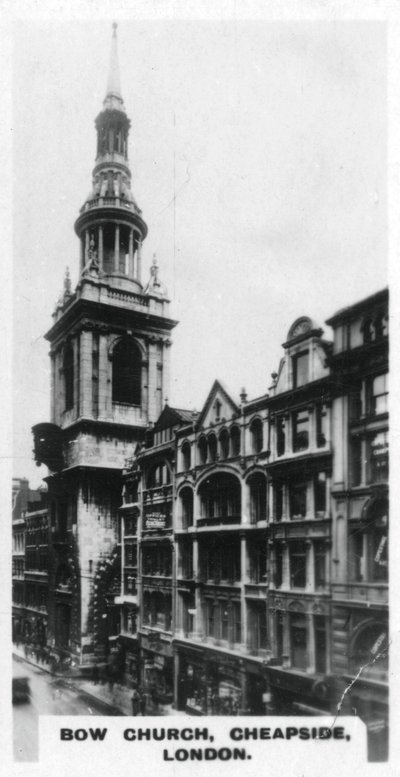 Bow Church, Cheapside, Lontoo, 1920-luku tekijältä Unbekannt