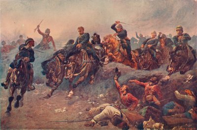 Brittiläinen tykistö astumassa vihollislinjoihin Tel-el-Kebirissä, Egyptissä, 1882, 1883 1906 tekijältä Unbekannt