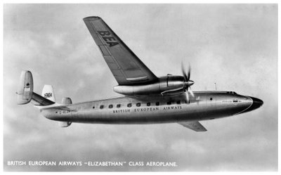 British European Airwaysin Elizabethan-luokan lentokone, 1900-luku tekijältä Unbekannt