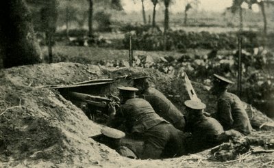 Brittiläinen laivastodivisioona Antwerpenissä, Belgiassa, ensimmäinen maailmansota, 1914, n. 1920. tekijältä Unbekannt