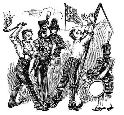 Brittiläinen sotilaskuri, 1800-luku tekijältä Unbekannt