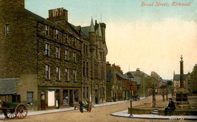 Broad Street, Kirkwall, Orkney, Skotlanti, 1900-luku tekijältä Unbekannt