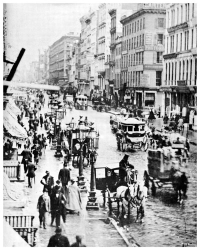 Broadway ja Spring Street, New York City, USA, 1867 1955 tekijältä Unbekannt