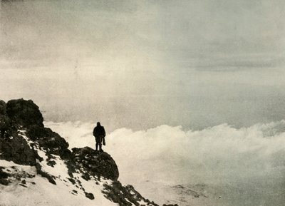 Brocklehurst katselee alas... Erebus-vuorelta, 1908, 1909 tekijältä Unbekannt