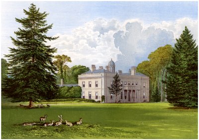 Brockley Hall, Somerset, Smyth-Pigottin perheen koti, vuodelta 1880 tekijältä Unbekannt