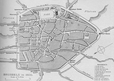 Bryssel 1830 - Suunnitelma, 1902 tekijältä Unbekannt