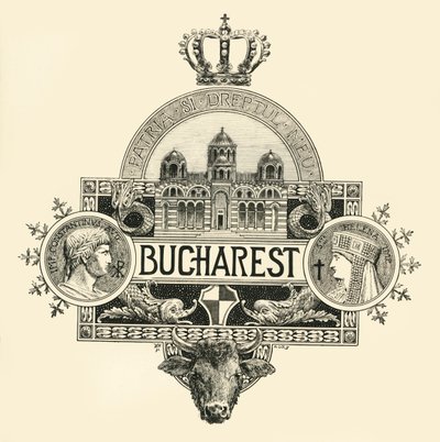 Bukarest, 1800-luvun loppu - 1900-luvun alku. tekijältä Unbekannt