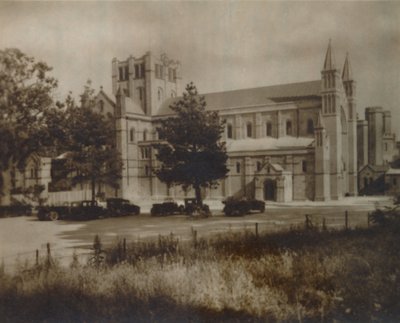 Buckfast Abbey Church, North View, 1800-luvun loppu - 1900-luvun alku tekijältä Unbekannt