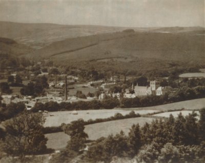 Buckfast Abbey ja Dartmoor, 1800-luvun loppu - 1900-luvun alku tekijältä Unbekannt