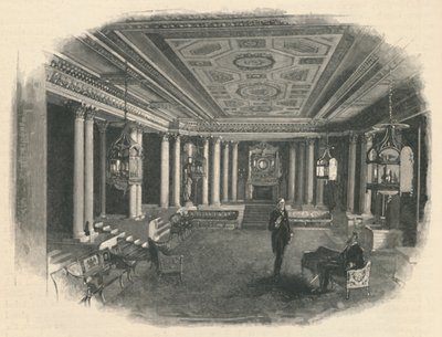 Buckinghamin palatsi: Marble Hall, 1886 tekijältä Unbekannt
