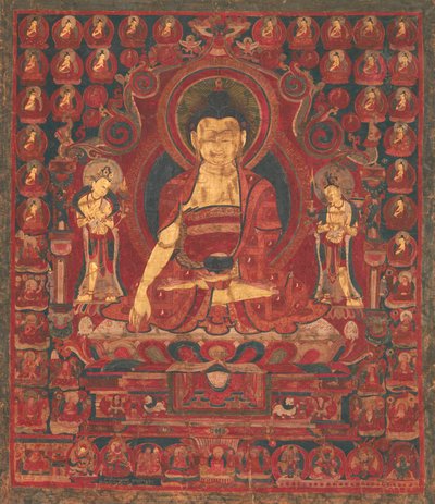Buddha Shakyamuni Munisin herrana, 1600-luvun puoliväli. tekijältä Unbekannt