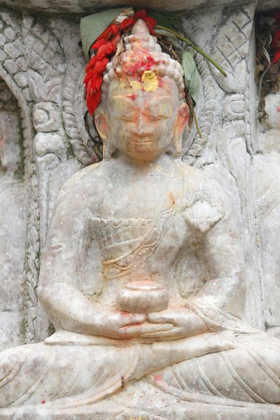 Meditaation Buddha, Kirtipur, Nepal tekijältä Unbekannt