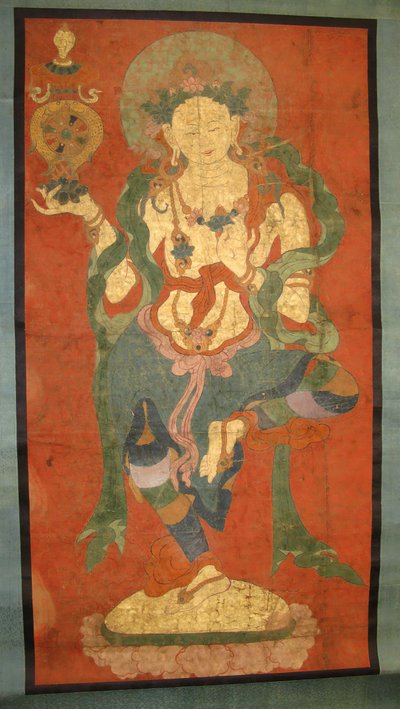 Buddhalainen avustaja, mahdollisesti dakini, 1700-luvun lopulla. tekijältä Unbekannt