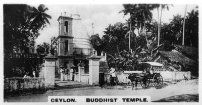Buddhalainen temppeli, Ceylon, 1925 tekijältä Unbekannt
