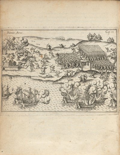 Buenos Aires Ulrich Schmidelin kirjasta Vera historia..., 1599 tekijältä Unbekannt